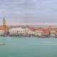 Panoramic cityscape view of Venice Grand canal and lagoon, Italy